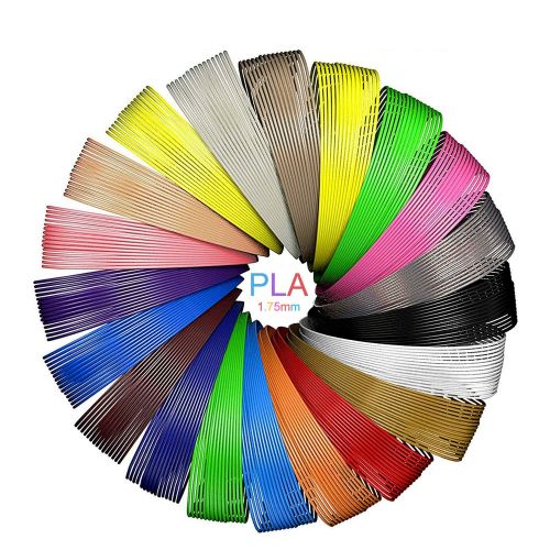  [아마존 핫딜]  [아마존핫딜]SUNLU PLA 3D-Filament 1.75 PLA Filament 3D-Stift Filament fuer Kinder / 3D-Druckstift, 20 Farben, jeweils 16,4 Fuss, insgesamt 328 Fuss PLA