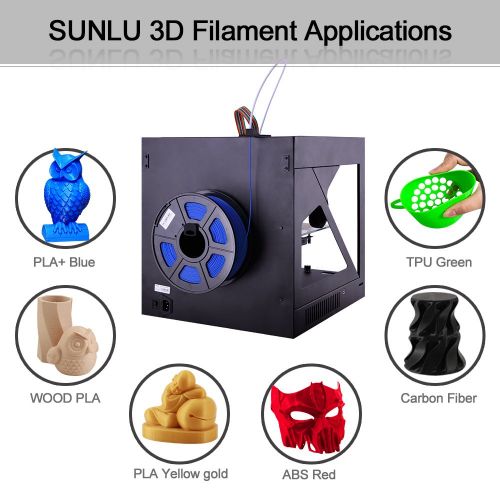  [아마존 핫딜]  [아마존핫딜]SUNLU 3D Printer Filament ABS, 1.75mm ABS 3D Printer Filament, 3D Printing Filament ABS for 3D Printer, 1kg, Blue