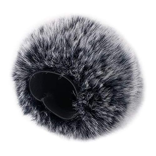  SUNMON Microphone Furry Windscreen Muff, Perfect Mic Pop Filter Mask Shield for Blue Yeti, Yeti Pro Microphones