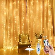 SUNNEST LED fairy lights curtain.