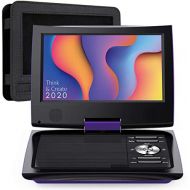 [아마존베스트]SUNPIN 11 Portable DVD Player with 9.5 inch HD Swivel Screen, Dual Earphone Jack, Supports SD Card/USB/CD/DVD and Multiple Disc Formats, Headrest Mount Holder, Car Charger, Power A