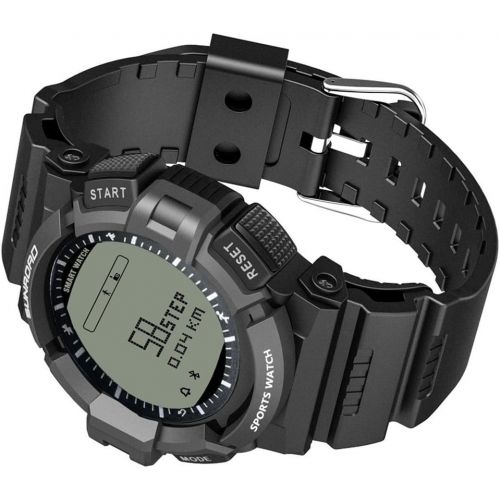  SUNROAD Smart Heart Rate Watch, Sleep Monitor Smart Watch, Waterproof Fitness Tracker Wristband Bluetooth 4.0 (Black)