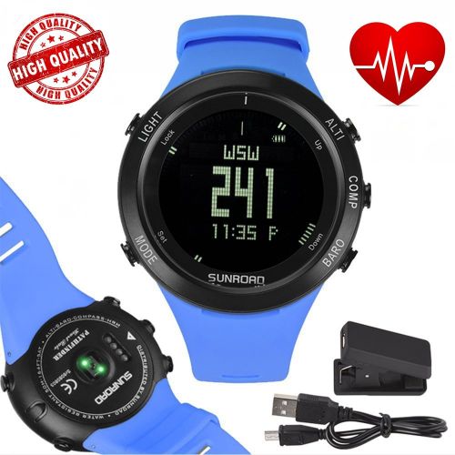  SUNROAD Fashion Heart Rate Monitor Watch, Multi-Function Fitness Tracker Smart Watch with...