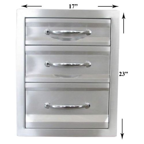  SUNSTONE C-TD20 17-Inch Premium Triple Access Drawer