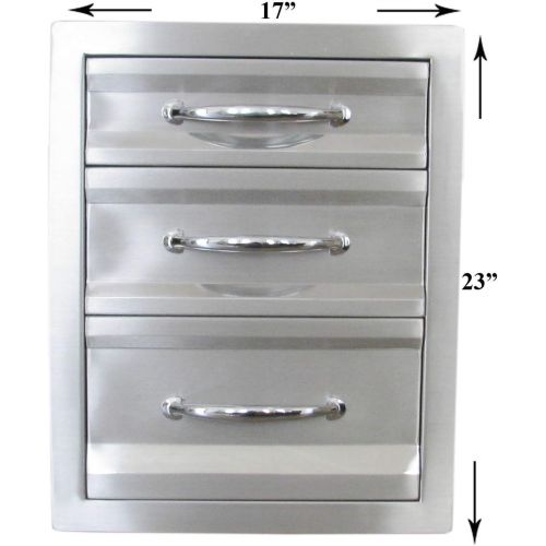  SUNSTONE C-TD20 17-Inch Premium Triple Access Drawer