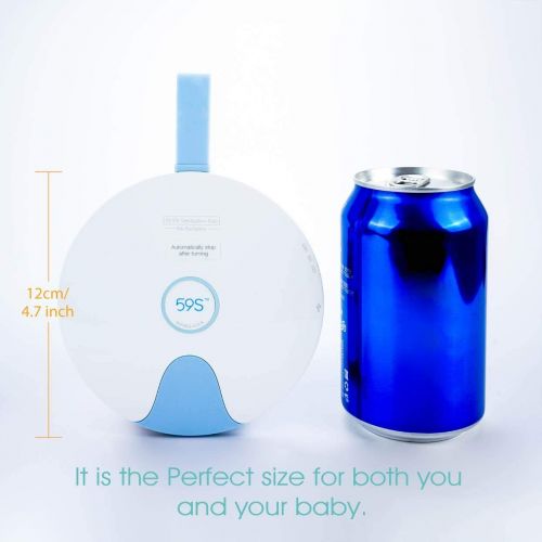  [아마존베스트]SUNUV Baby Bottle UVC LED Sterilizer Rapid Disinfection (Blue)