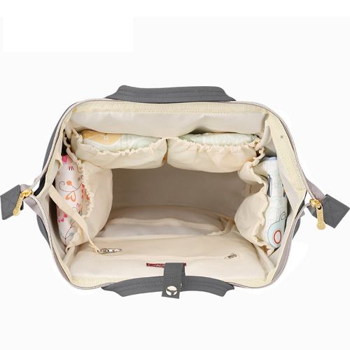  SUNVENO Sunveno Baby Diaper Bag Mummy Maternity Nappy Bag Large Capacity Travel Backpack Desiger...