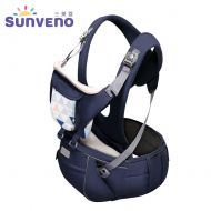 SUNVENO Baby Carrier Hipseat 3in1 Comfy Ergonomic Waist Stool Baby Carrier Hip Seat (Navy)