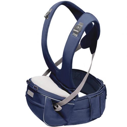  SUNVENO Baby Carrier Hipseat 3in1 Comfy Ergonomic Waist Stool Baby Carrier Hip Seat (Navy)