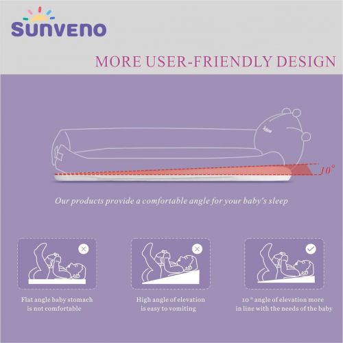  [아마존 핫딜] SUNVENO Portable Baby Bed Infant Lounger  Carrier, Crib, Playpen, Changing Station, Bassinet for Babies 0-24 Months  Lightweight, Plush, Hypoallergenic  Includes Carrying Case