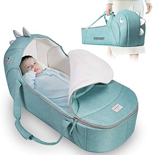  [아마존베스트]SUNVENO Baby Carrycot Bassinet Bed Lounger Travel Portable Newborn Infant Co Sleeping Nest...