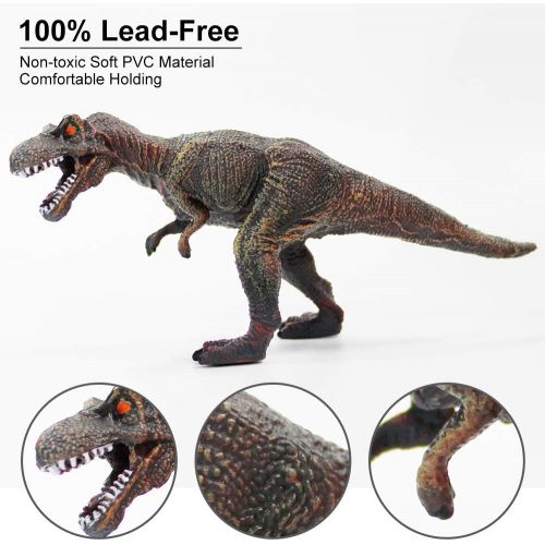  SUNWUKING Dinosaur Toy Figure for Toddler - Toy Dinosaur with Play Mat Educational Realistic Dinosaur Playset to Create a Dino World for Kids for Boys for Boys