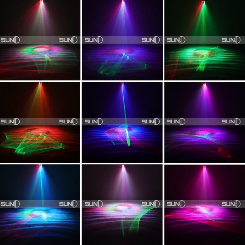  Laser Projector SUNY RG Gobos Projector Full Color Galaxy Projector LED Projection Aurora Laser Light Show Sound Activated DJ Laser Lights Machine Party Light Xmas Disco Holiday Ch