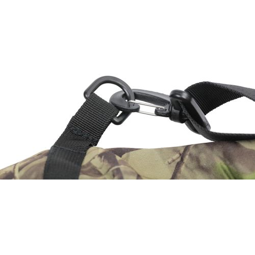  SUNYA Neoprene Compound Bow Sling, Silent Hunting or Fast Movement 2 Carrying Modes Switchable. Removable & Adjustable Shoulder Strap. Camouflage Fabric.