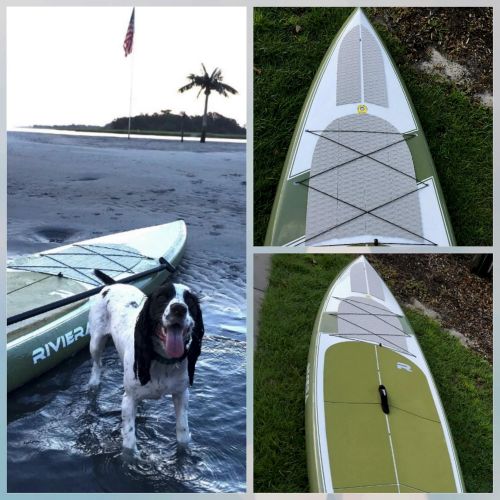  [아마존베스트]Punt Surf Dog Traction Pad with 3M Adhesive - 4 Piece Customizable Deck Grip for The Nose of Your Paddleboards Longboard & Surfboard. - Guaranteed to Stick Forever on Your Board