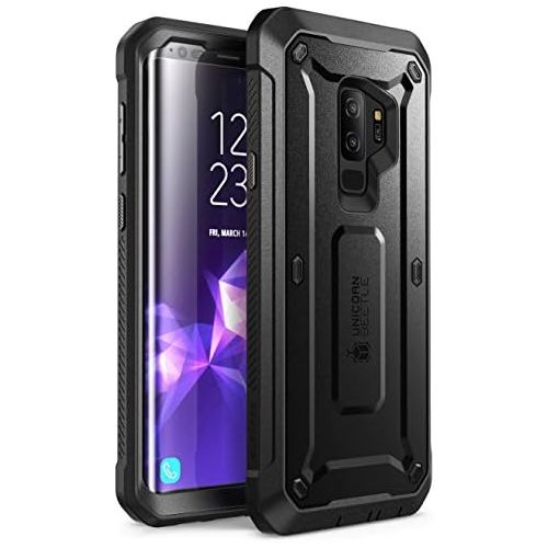  [아마존베스트]SUPCASE Unicorn Beetle Pro Series Case Designed for Samsung Galaxy S9+ Plus, with Built-In Screen Protector Full-body Rugged Holster Case for Galaxy S9+ Plus (2018 Release) (Black)