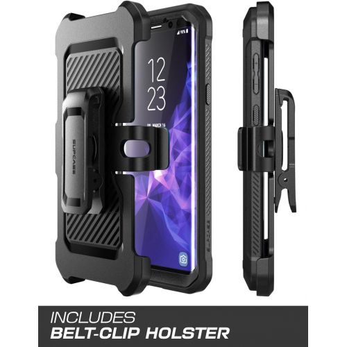  [아마존베스트]SUPCASE Unicorn Beetle Pro Series Case Designed for Samsung Galaxy S9+ Plus, with Built-In Screen Protector Full-body Rugged Holster Case for Galaxy S9+ Plus (2018 Release) (Black)