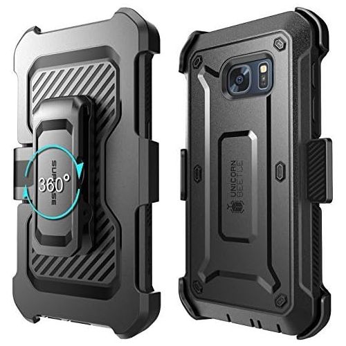  [아마존베스트]SUPCASE Unicorn Beetle Pro Series Case Designed for Galaxy S7, with Built-In Screen Protector Full-body Rugged Holster Case for Samsung Galaxy S7 (2016 Release) (Black/Black)