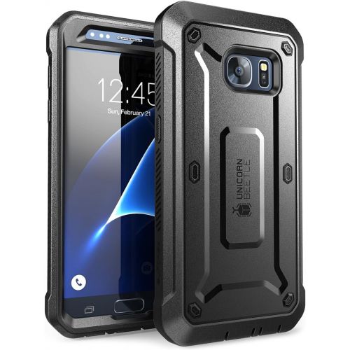  [아마존베스트]SUPCASE Unicorn Beetle Pro Series Case Designed for Galaxy S7, with Built-In Screen Protector Full-body Rugged Holster Case for Samsung Galaxy S7 (2016 Release) (Black/Black)
