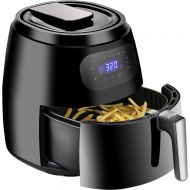 [아마존베스트]SUPER DEAL Pro 1700W Digital Air Fryer 7.6 Quart Extra Large Capacity Oven Cooker with 7 Cooking Presets Auto Shut off & Timer Dishwasher Safe Parts Recipes & CookBook