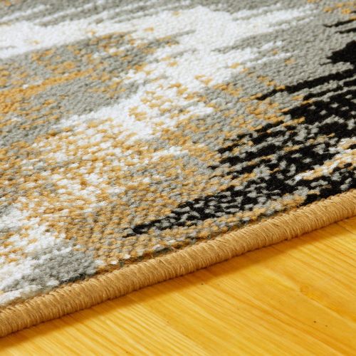  Superior Zigzag Collection Area Rug, 8mm Pile Height with Jute Backing, Designer Inspired Ikat Chevron Pattern, Fashionable and Affordable Woven Rugs, 8 x 10 Rug, Brown