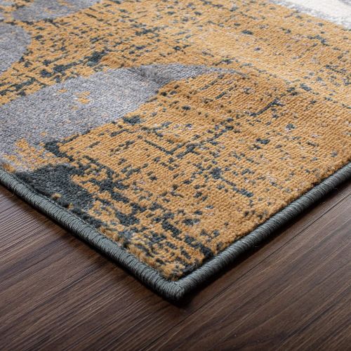  Superior Pastiche Collection Area Rug, 8mm Pile Height with Jute Backing, Chic Geometric Floral Patchwork Design, Fashionable and Affordable Woven Rugs - 8 x 10 Rug