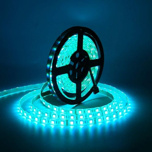  [아마존 핫딜]  [아마존핫딜]SUPERNIGHT LED Strip Lights Waterproof - 16.4 Ft SMD RGB 300 LED Color Changing Kit with Flexible Rope Lighting IR Remote Control and 12V Power Supply