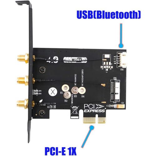  SUPERPLUS BCM94360CD  BCM94331CD to PCI-E PCI Express x1 Adapter