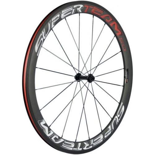  Superteam Carbon Fiber Road Bike Wheels 700C Clincher Wheelset 50mm Matte 23 Width