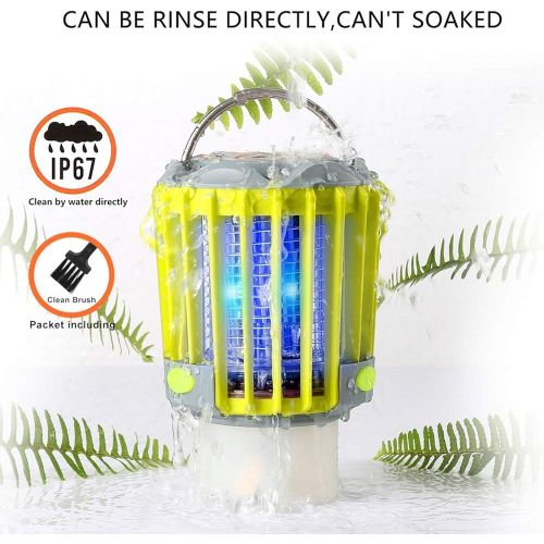  SUPOLOGY Camping Lantern Camping Accessories, IP67 Waterproof Rechargeable with Flashlights 4 Lighting Modes Dimmable Emergency LED Light for Home Party, Yard, Camping, Hiking, Fishing, Hur