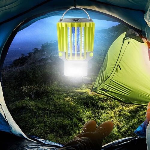  SUPOLOGY Camping Lantern Camping Accessories, IP67 Waterproof Rechargeable with Flashlights 4 Lighting Modes Dimmable Emergency LED Light for Home Party, Yard, Camping, Hiking, Fishing, Hur