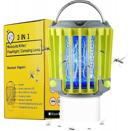  SUPOLOGY Camping Lantern Camping Accessories, IP67 Waterproof Rechargeable with Flashlights 4 Lighting Modes Dimmable Emergency LED Light for Home Party, Yard, Camping, Hiking, Fishing, Hur