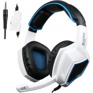 [아마존베스트]SUPSOO G813 Xbox One, PS4 Gaming Headset 3.5mm wired Over-ear Noise Isolating Microphone Volume Control for Mac / PC/ Laptop / PS4/Xbox one -Black