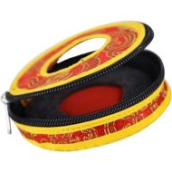 SUPVOX Tibetan Tingsha Cymbal Bell Storage Bag Meditation Chime Bells Zipper Yoga Bell Chimes Carry Case or Buddhist Tingsha Symbols