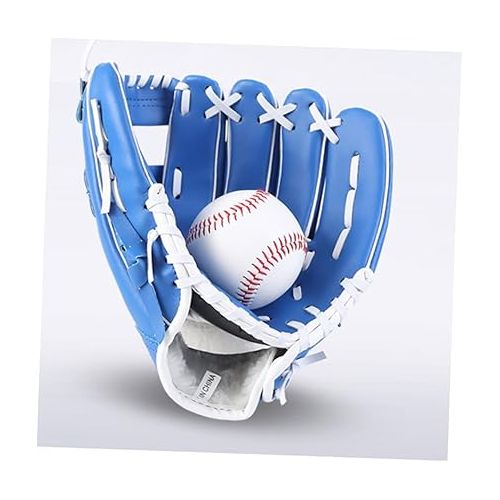  SUPVOX 3 Pcs Baseball Glove Kids Mittens Gloves Sports Infielder's Glove Hit The Ball Handguard Men's