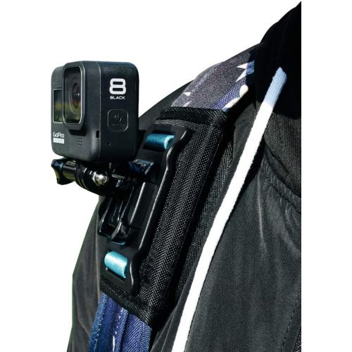  SUREWO Backpack Shoulder Strap Mount with Adjustable Shoulder Pad and 360° Rotating Base Mount Compatible with GoPro Hero 10/9/8/7/6/5 Black,DJI Osmo Action 2,Insta 360 ONE R and M