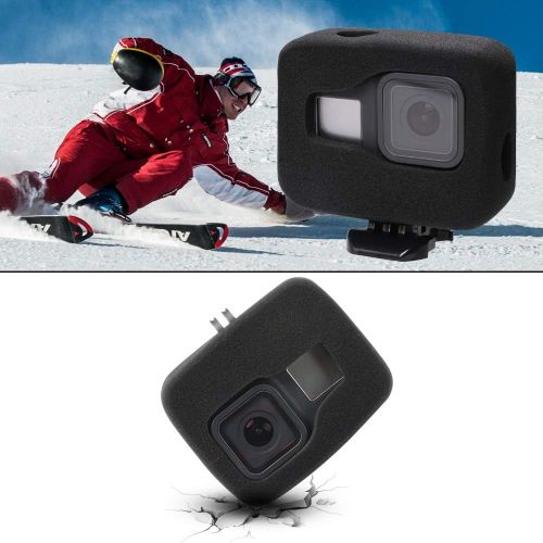  SUREWO Windslayer Housing Case for GoPro Hero 8 Black,Wind Noise Reduction Sponge Protective Cover for Optimal Audio Recording