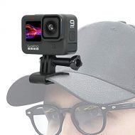 SUREWO Baseball Hat Clip Mount Baseball Cap Clamp Quick Release Mount Compatible with GoPro Hero 10 9 8 7 6 5 Black,DJI Osmo Action 2,AKASO/Crosstour/Campark and Most Action Camera