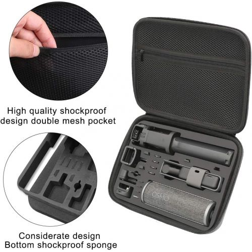  [아마존베스트]SUREWO Surface-Waterproof Carrying Case,Travel Storage Bag Compatible with DJI Osmo Pocket,DJI Pocket 2(Medium)