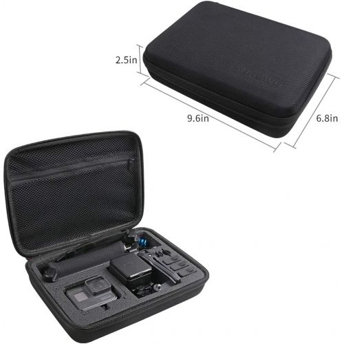  [아마존베스트]SUREWO Carrying Case Compatible with GoPro Hero 9 8 7 6 5 Black,APEMAN/AKASO/DJI Omso Action and More