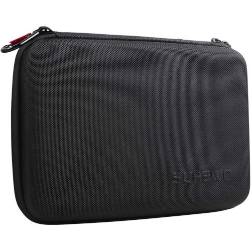  [아마존베스트]SUREWO Carrying Case Compatible with GoPro Hero 9 8 7 6 5 Black,APEMAN/AKASO/DJI Omso Action and More