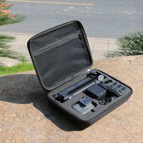  [아마존베스트]SUREWO Carrying Case Compatible with GoPro Hero 9 8 7 6 5 Black,APEMAN/AKASO/DJI Omso Action and More