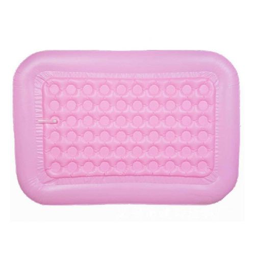  SURPCOS Oxushengshangmaoo Inflatable Bathtub Large 4-Layer Square Scrub Inflatable Baby Pool Inflatable Baby Bathtub Pink Bathtub