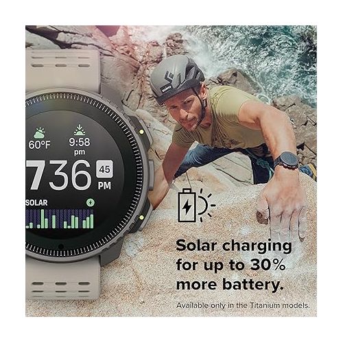  SUUNTO Vertical: Adventure GPS Watch, Large Screen, Offline Maps, Solar Charging