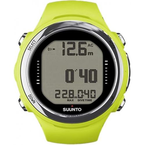  Suunto D4i Novo Dive Computer (Lime w/Steel Bezel & Transmitter)