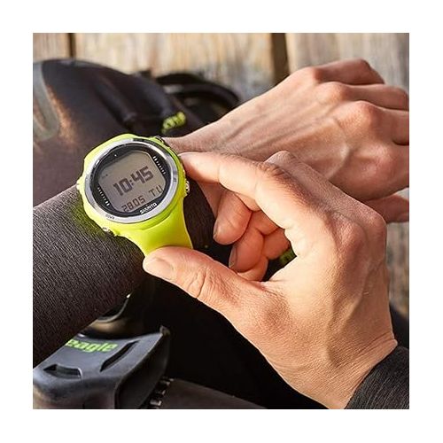  Suunto D4i Novo Dive Computer (Lime w/Steel Bezel & Transmitter)