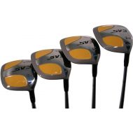 [아마존베스트]SV3 Yellow Square Woods Senior Mens SV3 Yellow Square Fairway 3 5 7 9 Wood Set Golf Clubs, Right Handed Senior Flex with Mens Senior Size Black Pro Velvet Grips