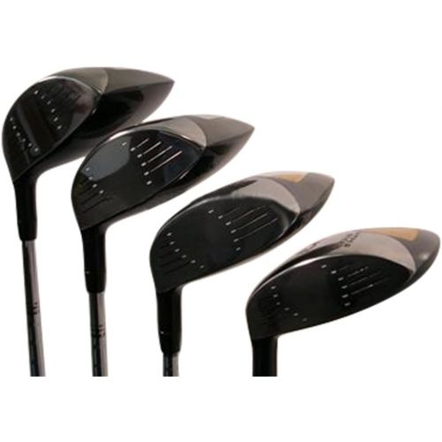  [아마존베스트]SV3 Yellow Square Woods Senior Mens SV3 Yellow Square Fairway 3 5 7 9 Wood Set Golf Clubs, Right Handed Senior Flex with Mens Senior Size Black Pro Velvet Grips