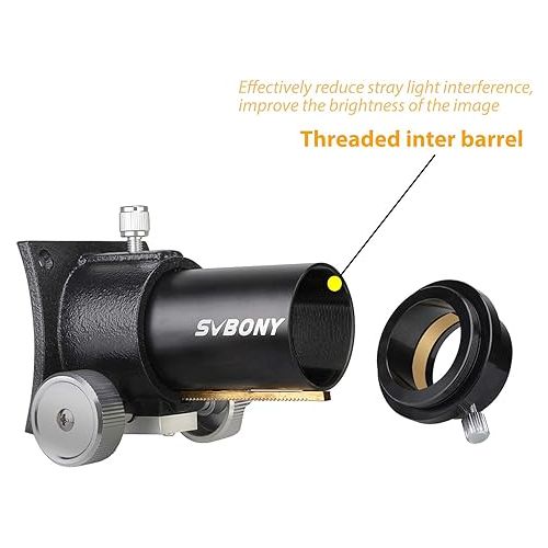  SVBONY SV181 Rack and Pinion Focuser, 1.25 inch, Newtonian Reflector Focuser for Newtonian Reflector Telescope