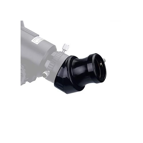  SVBONY Diagonal Adapter Zenith Diagonal Mirror Prism 1.25inch 45 Degree Erecting Prism Optical Prism Inside for Astronomical Telescope Eyepiece